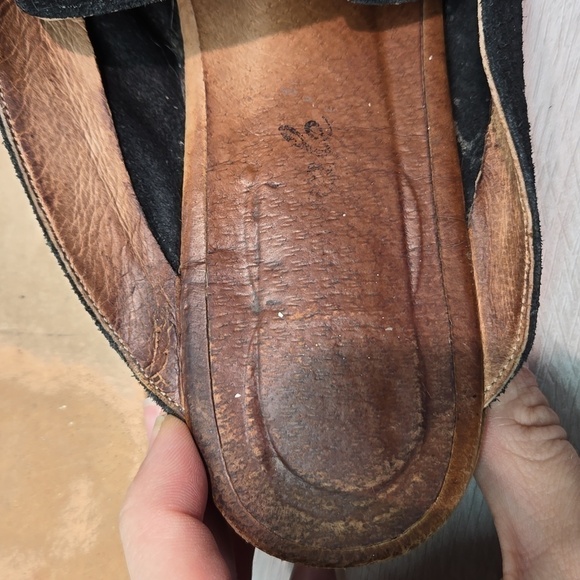 Free People Women At ease Leather Mule Slide shoes sz 40/9 - Picture 15 of 16